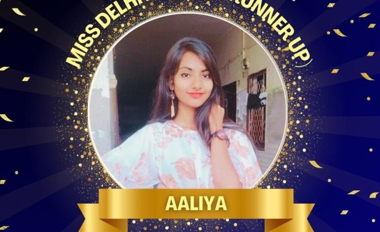 “Aaliya: Grace Personified – Miss Delhi 2023 1st Runner-Up”