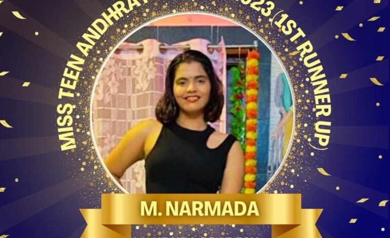 M. Narmada: A Rising Star’s Triumph – Miss Teen Andhra Pradesh 2023 1st Runner-Up”