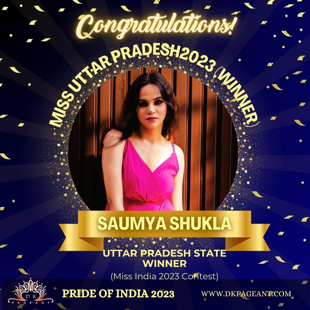 “Saumya Shukla: A Radiant Triumph – Miss Uttar Pradesh 2023 Winner”