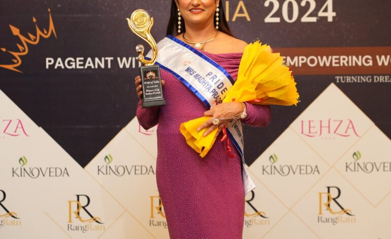 In the Limelight Mrs Madhya Pradesh 2024 Winner Kavita Ahuja