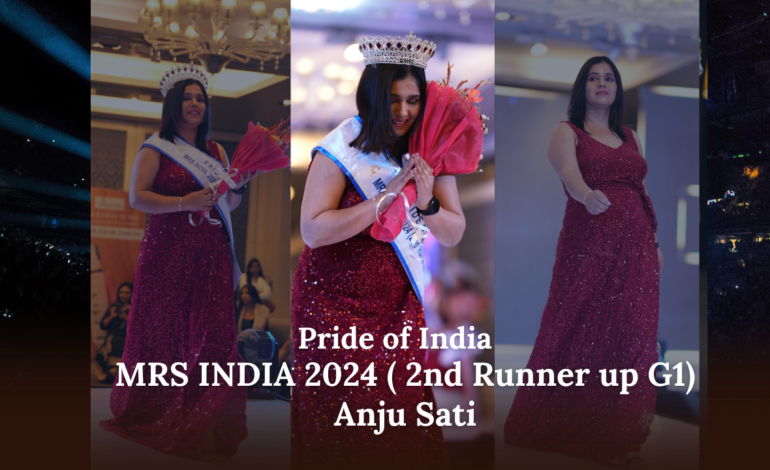 In thee Spotlight: The Pride of Uttarakhand: Anju Sati, Mrs. India 2024 (2nd Runner-Up G1)