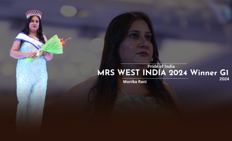 In the Spotlight: Monika Rani’s Triumph at Mrs. West India 2024