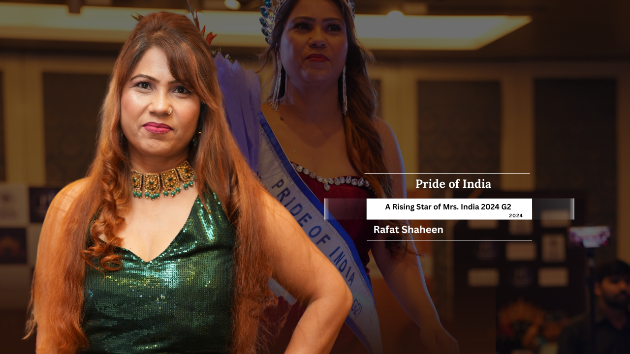 In the spotlight: Rafat Shaheen: A Rising Star of Mrs. India 2024 G2