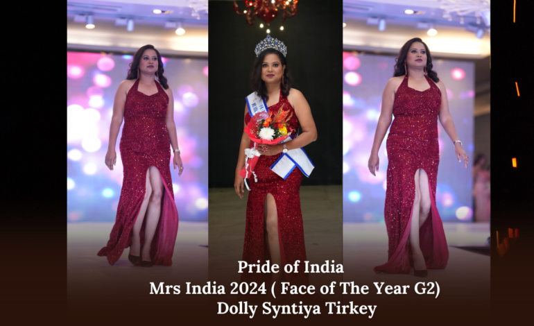 In the Spoltight: Mrs India 2024 ( Face of The Year G2)- Dolly Syntiya Tirkey